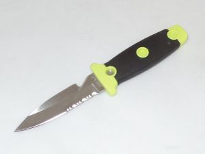 Kershaw Knives-1008 , Sea Hunter Fixed Blade Knife, 3.75'' Satin Part Serrated Blade, W/ Kydex Diver's Sheath