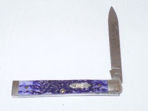 CASE- 15076 - Doctors Knife ULT Violet Folding Pocket Knife ( 2.8" Stainless Steel Blade)