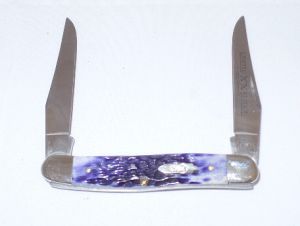 CASE- 15075 -Muskrat ULT Violet Folding Pocket Knife ( 2.8" Stainless Steel Blade)
