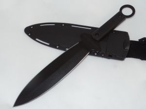 Cold Steel Knives-80PSSKXL , Shanghai  Warrior  , Dagger , Polypropylene Handles, W/ Secure Ex-Sheath, 9-3/4'' SK-5 Carbon Steel Blade, Fixed Blade Knife