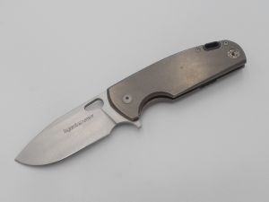 Viper Knives-V5932TI , Kyomi Flipper Folding Knife, 3.1'' Satin Blade, Titanium Handles , W/ Pocket Clip