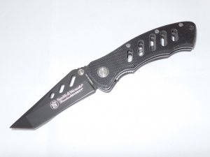 Smith & Wesson-CK8H Homeland Security  Pocket Knife, G-10 Handles, Black Tanto Blade-CK8H