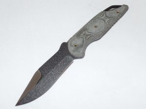 TOPS Knife- SP01 -Sneaky Pete Non-Serrated Fixed Blade Knife ( 3.5" Stainless Steel Blade )