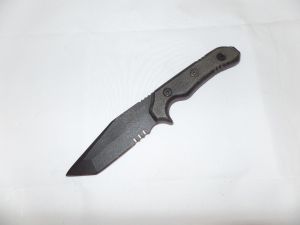 TOPS Knife- TPSKY01 -Sky Marshall G10 Handle Fixed Blade Knife ( 4-3/8" Black Tanto Style Blade )