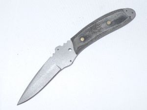 TOPS Knife- V01 -VIPERINE Non-Serrated  Gray Fixed Blade Knife ( 2.5" Stainless Steel Blade)