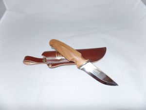 Marttinni-542011 Explorer  Fixed Blade Knife, Birchwood Handle, 3.75'' Stainless Steel Blade-542011