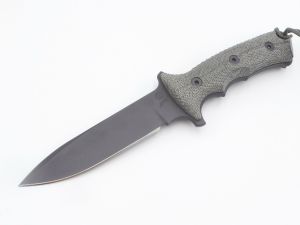 Chris Reeve Knives- GB5-1000 ,  Green Beret Tactical Fixed Blade Knife , 5.5' S35VN Blade ,  Canvas Micarta Handles , W/  Nylon Sheath
