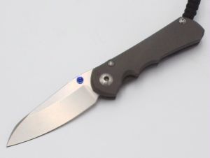 Chris Reeve Knives - SIN-1022 , Small Inkosi Insingo , Gentlemens Folder , 2.8'' S35VN Blade , Titanium Handles , W/ Pocket Clip