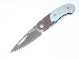 Xi-Kar-XI118SM Glacier, Stainless Frame Lock, With Mother Of Pearl, -XI118SM
