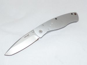 Xi-Kar-780S Explorer, Silver Aluminum Frame, Bead Blast Blade-780S