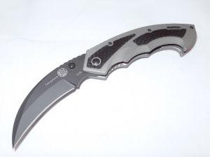 Blackhawk /M.O.D - 36-3 , Caracara Tactical Folding Knife, 3'' S30V Blade, FramelOck, Carbon Fiber Inserts, W/Pocket Clip, Rare, Discontinued