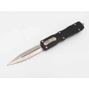 Microtech Knives - 225-10 , Dirac , OTF Knife ,  2.8'' D/E Stonewash Blade , T6 Aluminum Handles , W/ Pocket Clip
