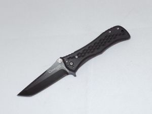 Camillus Knives-716 Fireblade2  Assisted Opening Pocket Knife, Zytel Handles, 2.82'' Black Tanto Blade, With LED Illuminator Light, W/ Stainless Steel Pocket Clip