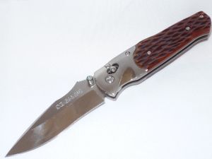 S.O.G-AO1 , Arcitech   Gentleman,s Folding Pocket Knife, 3.5'' San Mai VG-10 Blade, Red Jigged Bone Handles, W/ Pocket Clip, Titanium Bolsters