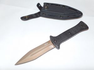 Zero Tolerance- 0150 Military Boot Knife, Fixed Blade, Black G-10 Handles, ,3.625'' S30V Stainless Steel Blade/With Kydex Sheath