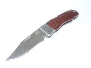 S.O.G-Stingray  Cocobolo Handles , Vinatge Folding Pocket Knife, Lanyard Hole, 2-3/4'' stainless Steel Plain Blade, -Seki ,  Japan