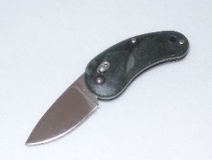 S.O.G- SCT85 , Sculptura Folding Pocket Knife, 2'' AUS-8 Plain Blade,Zytel Handles, Money / Pocket Clip, Rare, Discontinued