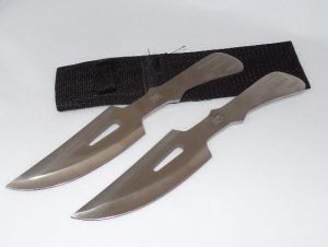 Fury- 60022 - Throwing Fixed Blade Knife ( 5" Stainless Steel Blade )