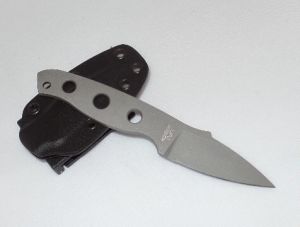 Mission Knives & Tools-MPU-SS 7'' Overall Fixed Blade Knife, Tek Lok Kydex Sheath, 440 Stainless Steel Blade