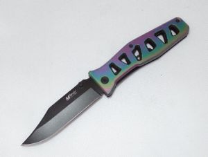 MTECH Knives- MT-315T -Rainbow Folding Pocket Knife ( 3.5" 440 Stainless Steel Blade )