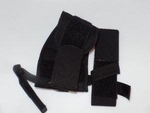 Blackhawk-40AH00BK-R  Ankle Black Nylon Holster, Right Hand, , With Molded Thumb Break, For Small Frame 5-Shot Revolvers