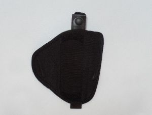 Blackhawk-40PC36BK ,3-Slot Pancake Black Nylon Ambi Holster,  For 2'' Barrel Small Frame 5-Shot Revolvers With Hammer Spur, Ambidextrous, Molded Thumb Break