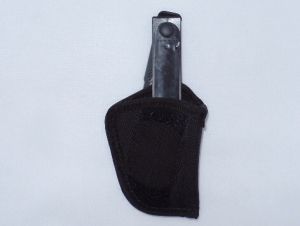 Blackhawk-40HT36BK-R  Nylon Hip Holster, Right Hand, With Thumb Break, For 2'' Barrel Small Frame 5-Shot Revolvers, With Hammer Spur, Dual Slot Belt Loops