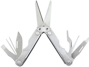 S.O.G-CC50 Cross Cut  Multitool, Stainless Steel Handles,W/ Vinly Sheath, With Lanyard Ring, Rare, Discontinued