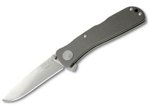 S.O.G TWI-8 Twitch Assisted  Folding Knife,  Anodized Aluminum Handles,2.65'' Satin Plain Blade