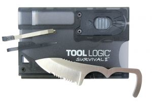 TOOL LOGIC- SVC2 -Survival Card Multi-tool Knife ( 1" Blade )