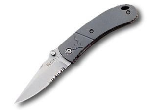 CRKT-LUS-11 Urban Shark By Lightfoot Folding Pocket Knife, Zytel Handles, 2.5'' Part Serrated Blade, With Lanyard Hole