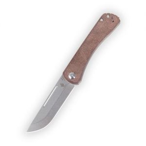 Kizer Pinch Micarta Brown V3009N3 (3.04" Stonewash)
