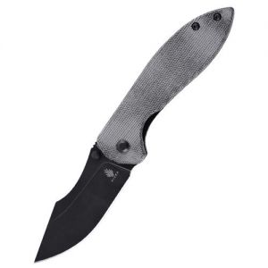 Kizer Pelican mini Micarta Black V4548N1 (3.34" Black stonewash)