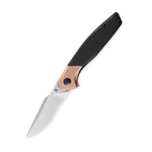 Kizer Manganas Grazioso Liner Lock Knife Black&Copper V4572N1 (3.3" Satin)