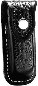 Victorinox-33207 Swiss Army Large Zermatt Knife Pouch, Black Leather, Fits- Super Tinker, Fisherman
