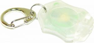 LRI X- Micro Light-White, With Key Chain Ring, 5 Safety Modes, Glow In Dark Button