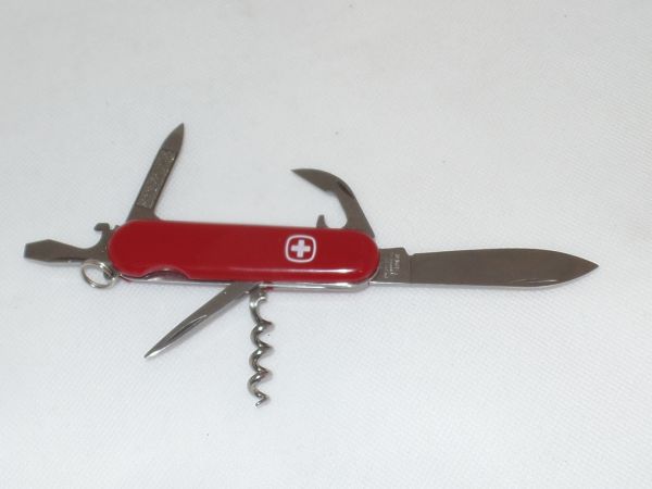 Wenger Knives-16939 , Commander Swiss Army Pocket Knife, 2.5'' Plain Blade, Multitool, Can Opener, Rare, Discontinued
